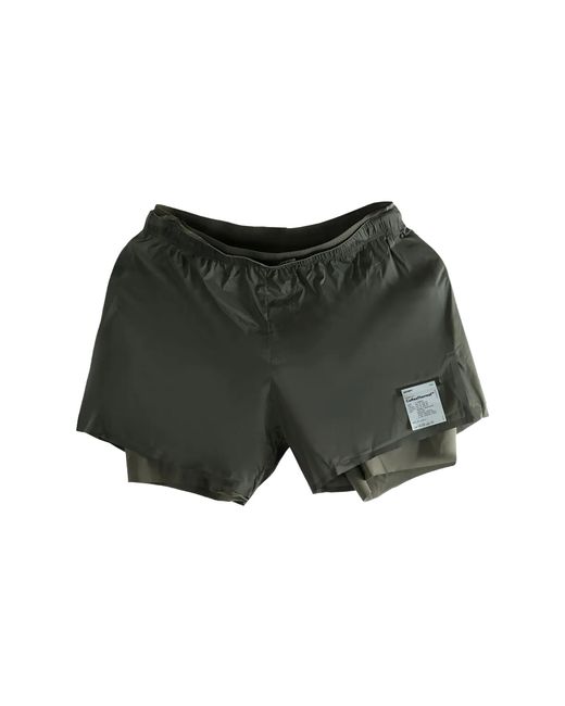 Satisfy Black Coffeethermal 8" Shorts "Raven" 12045 Ra" for men