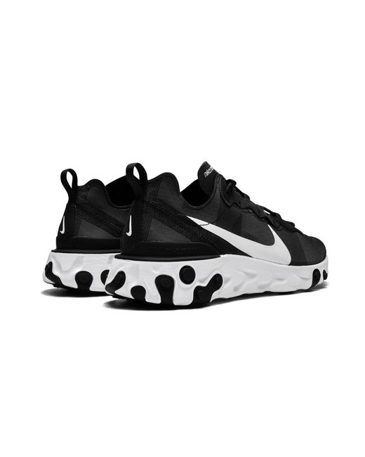 Nike Black React Element 55 Bq6166 003" for men