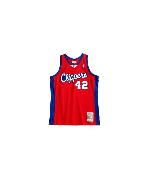 Mitchell & Ness Red Swingman Jersey "Nba 2001 Los Angeles Clippers Elton Brand" Smjysb19037 Lacscar01Ebr" for men