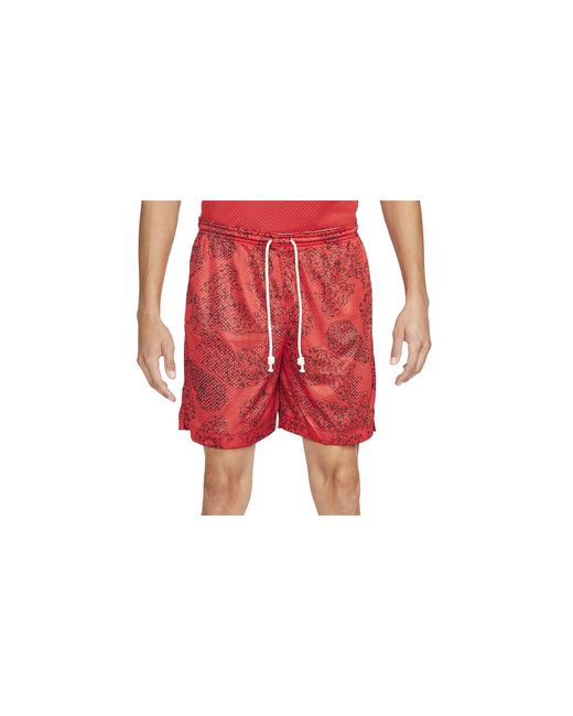 Nike Black Dri-Fit Standard Issue 6" Reversible Basketball Shorts "University Heather Fb6915 657" for men