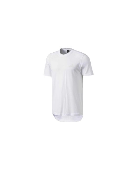 Adidas Black Essentials Droptail 3-Stripe T-Shirt Bq1548" for men
