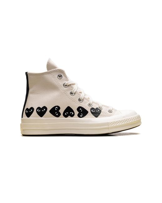 Converse Black Chuck Taylor All Star 70 Hi "Comme Des Garcons Play Multi-Heart Milk" Az K127 001" for men