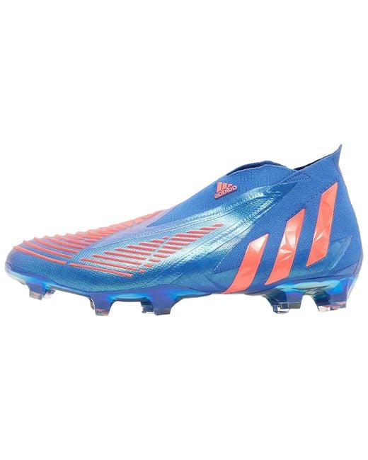Adidas Blue Predator Edge+ Fg "Hi-Res Turbo" Gz9002" for men