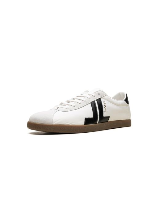 Lanvin Black Low Top Nylon Sneaker Fm Skdlon Nylo P20 0010" for men