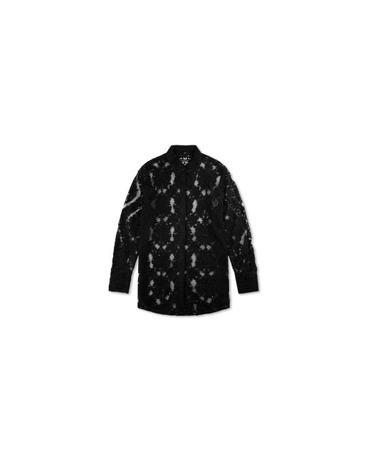 Song For The Mute Black Long L/S Shirt 251 Wsh011 Absqblk" for men