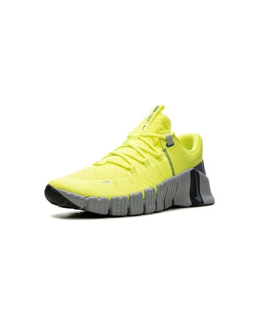 Nike Black Free Metcon 5 "volt Wolf Grey" Shoes for men