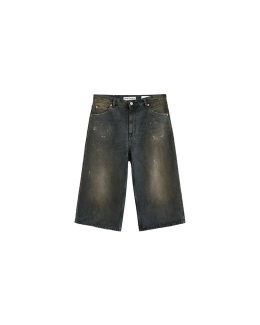 Our Legacy Black Capri Cut Denim "Nebula Wash" M2265Cn" for men