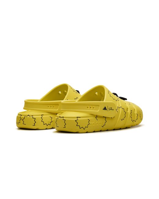Adidas Yellow Adilette Clog "The Simpsons" Hq2580" for men