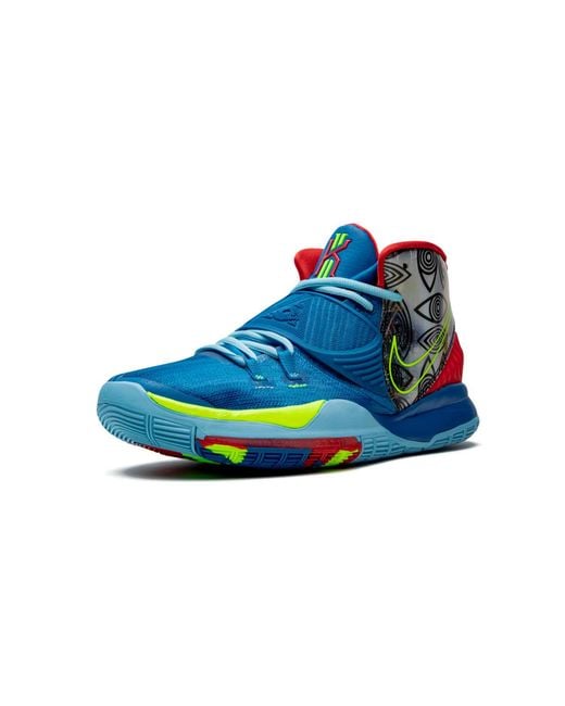 Nike Blue Kyrie 6 Pre Heat "Nyc" Cn9839 401" for men