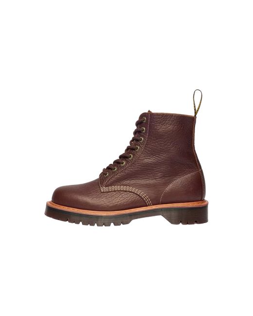 Dr. Martens Brown 1460 Wild Grain Leather Boots "Sepia" 42444200" for men