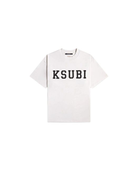 Ksubi Black Touchdown Ekcess Ss T-Shirt "Vintage" Mps26Te025" for men