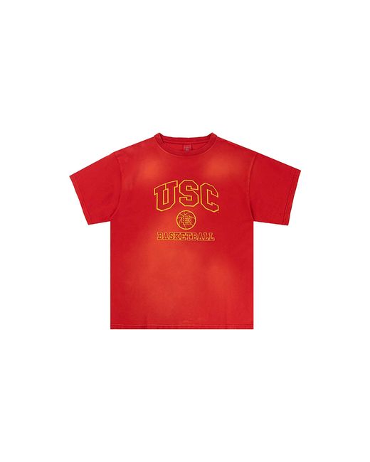 Eric Emanuel Red Ee College Usc Tee "Ss24 for men
