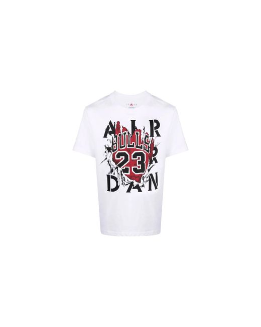 Nike Black Air Aj5 '85 Graphic Chicago Bulls T-Shirt T-Shirt Dd5259 100" for men