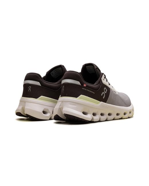 On Shoes Black Cloudrunner 2 Waterproof "Zinc" 3We10142783"