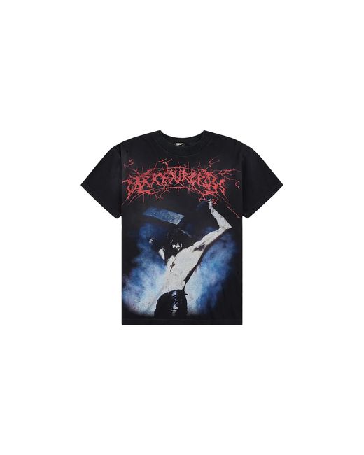 HELLSTAR Black Raise Hell Ss T-Shirt Hsr066" for men