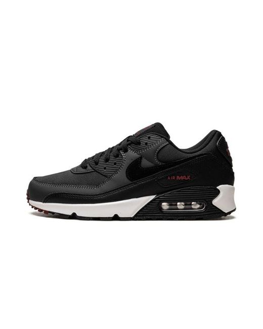 Nike Black Air Max 90 "anthracite Team Red" Shoes