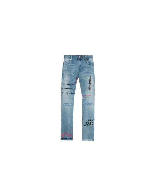RTA Black Bryant Skinny Jeans Rld Artistic" Mrldd899 B1205Blrla" for men