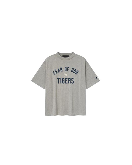 Fear Of God Black Mlb 90' Fit T-Shirt Detroit 125Ml254021F" for men