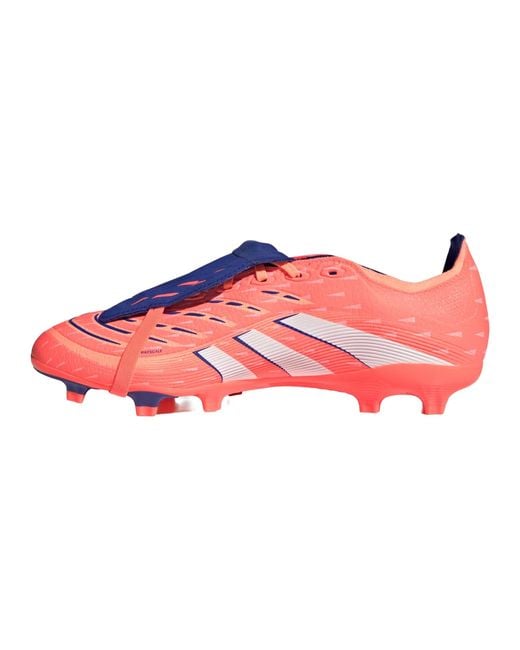 Adidas Black Predator League Fold-Over Tongue Fg/Mg "Signal Coral Cloud Beam" Ji1112" for men