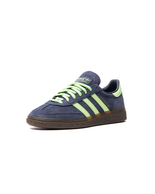 Adidas Blue Handball Spezial "green Spark" Shoes for men