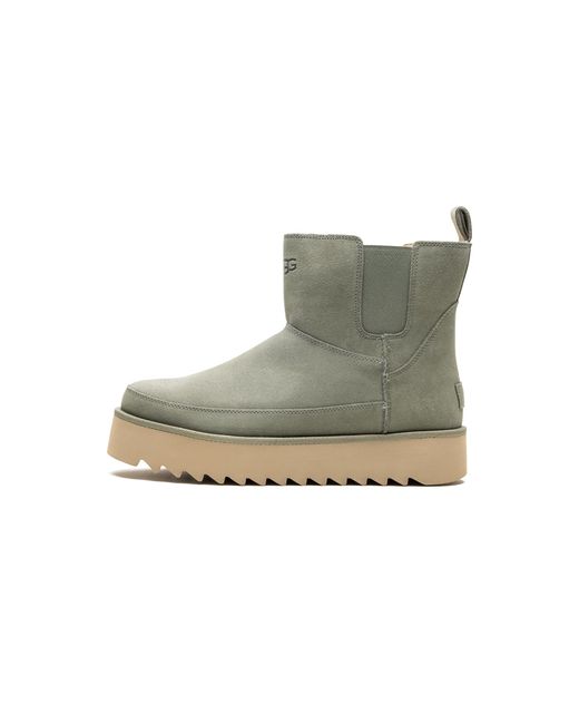 Ugg Black Chelsea Platform Mini "Shaded Clover" 1158051 Sdc"