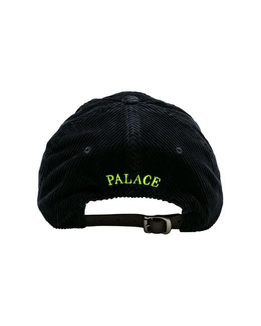 Palace Black Corduroy Classic Polo Cap "Ralph Lauren X 405420702001" for men