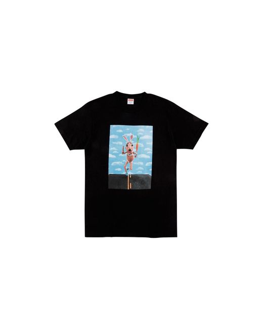 Supreme Black Mike Hill Runner T-Shirt "Ss17" Su3226"