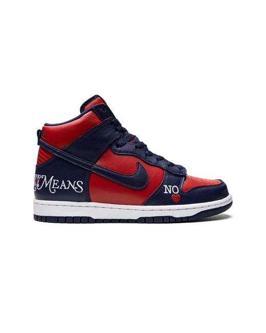 Nike Blue Sb Dunk High "Supreme for men