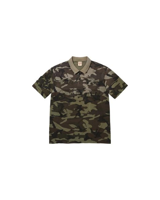 Supreme Black True Religion Appliqué Polo "Fw25