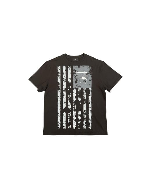 THUG CLUB Black Vintage Old Glory T-Shirt Tc26Ts0702" for men