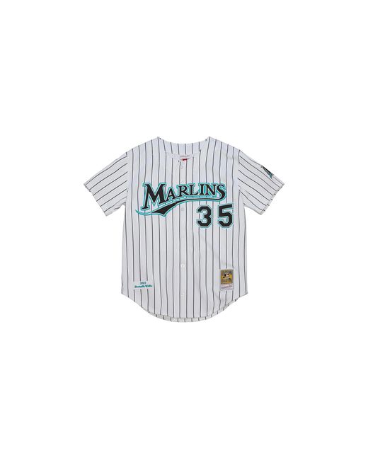Mitchell & Ness Black Mlb Dontrelle Willis Home World Series Jersey "2003 Florida Marlins – Ajy15338 Fma03Dwswhbk" for men