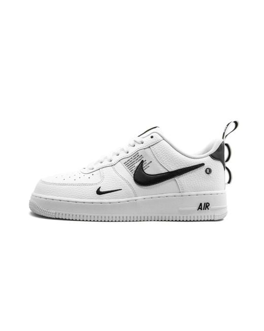 nike air force 1 07 lv8 utility white and black