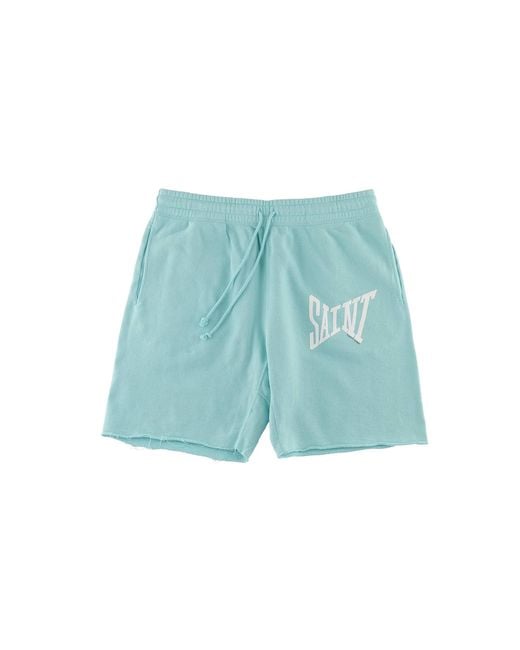 SAINT Mxxxxxx Blue Saint Shorts Sm S23 0000 057" for men