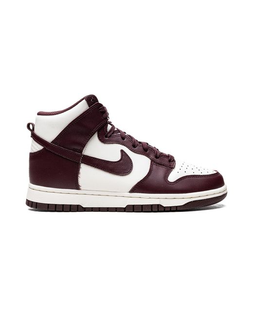 Nike Black Dunk High "Burgundy Crush" Dd1869 601"