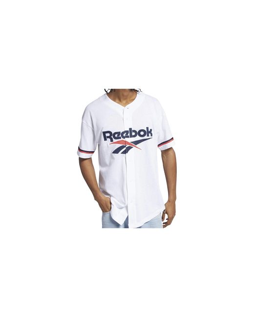 Reebok Black Classics Baseball Jersey Fk2537" for men