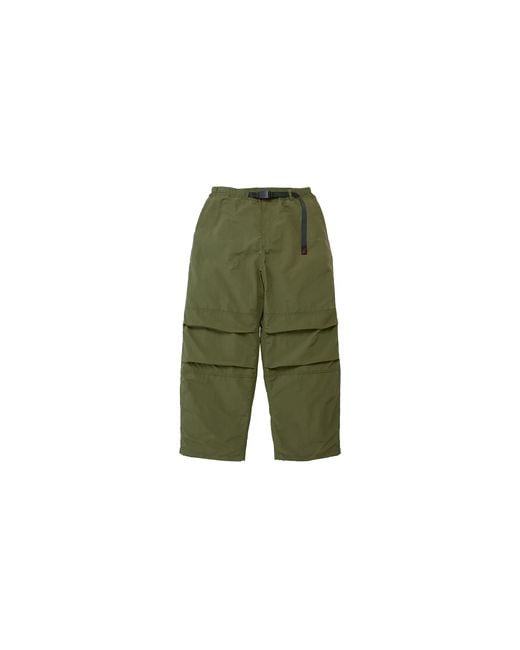 Gramicci Green Nylon Paneled Paneled Trek Pant G6Sm-P069-Olv" for men