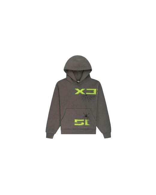 Sp5der Black 5Ex Hoodie 171" for men