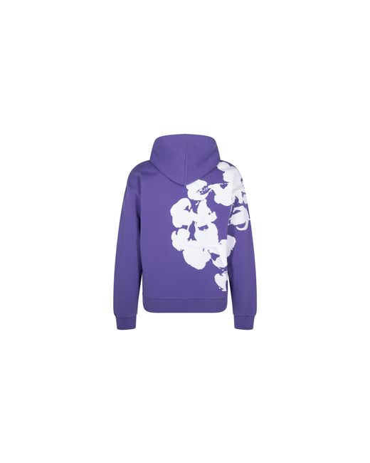 DENIM TEARS Purple Big Cotton Wreath Sweatshirt Dt092" for men