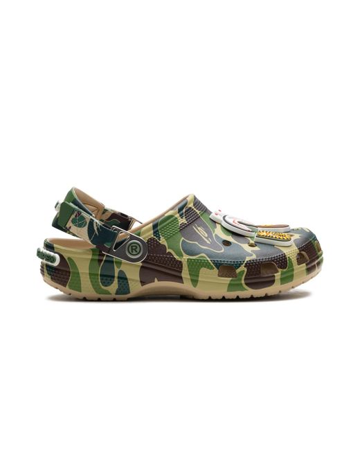 A Bathing Ape Black Clog "Crocs for men