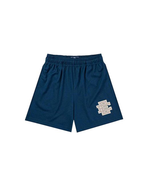 Eric Emanuel Blue Ee Basic Shorts "Dark Denim Ee180" for men