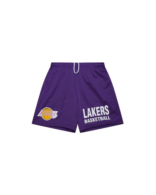 Mitchell & Ness Purple Gameday Mesh 7In Shorts Vintage Logo "Nba Lakers" Pshr6914 Lalyyppppurp" for men