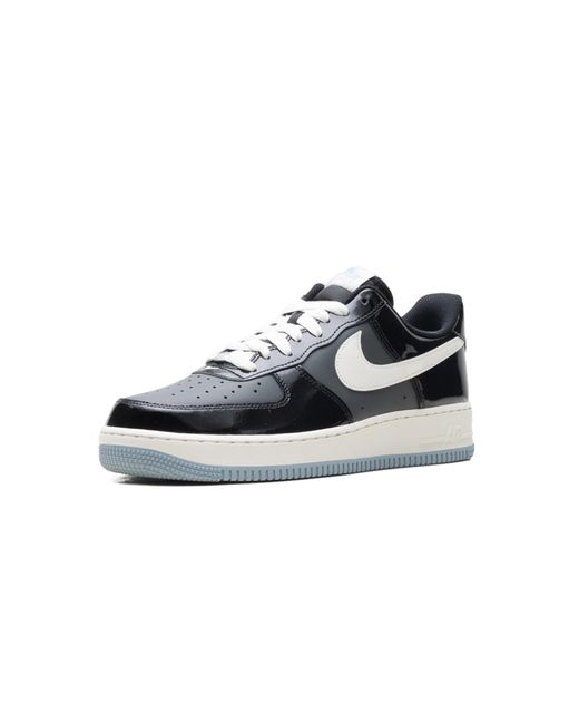 Nike Black Air Force 1 Low Iron Patent" Ib7676 001" for men