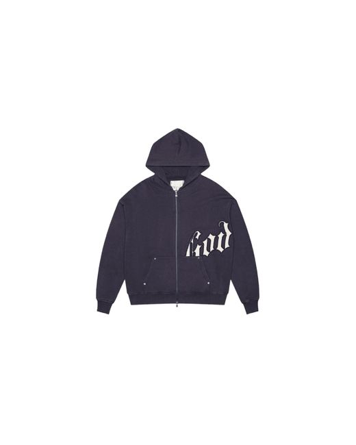 GODSPEED NEW YORK Blue Og Logo V2 Hoodie 8C9Gbetq" for men
