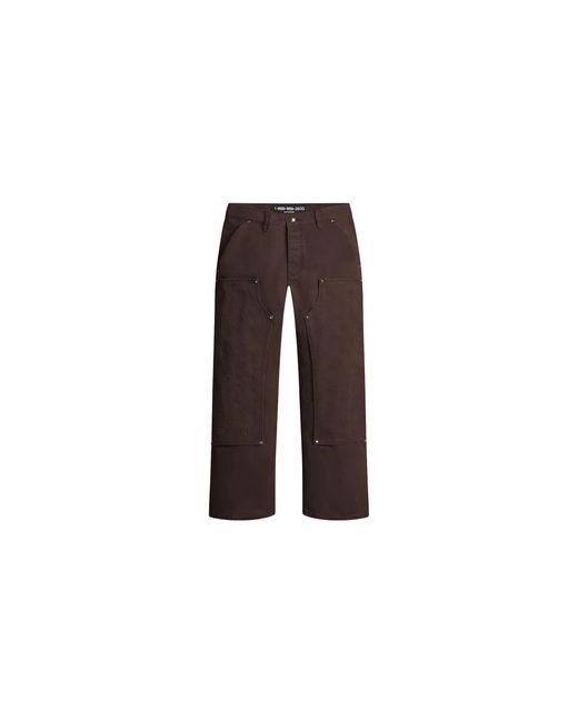 LOSTSHDWS Black Detached Double Knee Pant "Dirt" Lst 44 22705 Dirt" for men