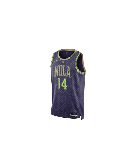 Nike Black Nba New Orleans Pelicans 24/25 City Edition '14 Ingram' Swingman Jersey Fq4351 538" for men