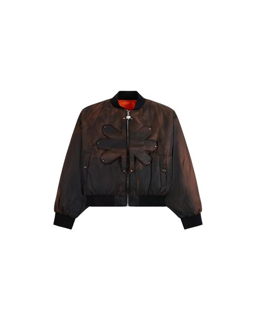 LOSTSHDWS Black Reversible Detached Bomber "Oil" Lst 50 22703 Oil" for men