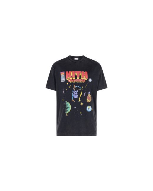 Kith Black Infinity Vintage T-Shirt "Marvel for men