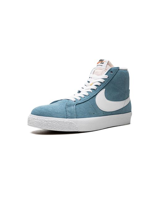 Nike Blue Sb Zoom Blazer Mid "Cerulean" 864349 404" for men