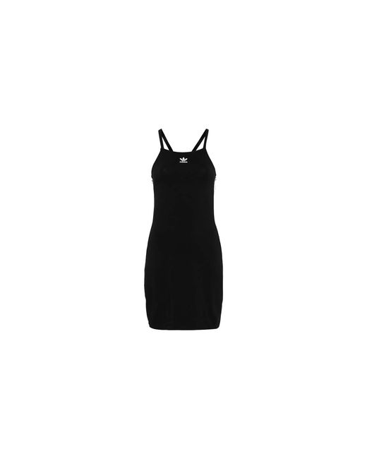 Adidas Black Originals 3 Stripe Mini Dress Iu2426"