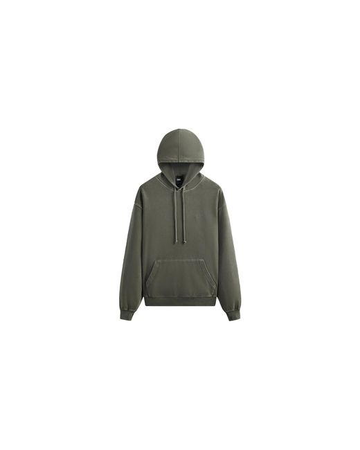Kith Black Crystal Wash Interlock Williams Iii Hoodie "Island" Khm031084 165" for men
